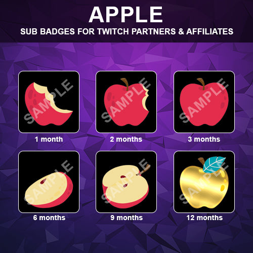 Apple Twitch Sub Badges