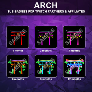 Arch Twitch Sub Badges