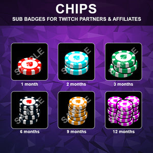 Chips Twitch Sub Badges
