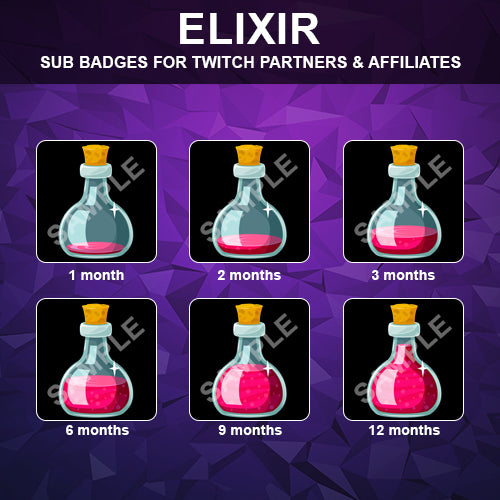 Elixir Twitch Sub Badges