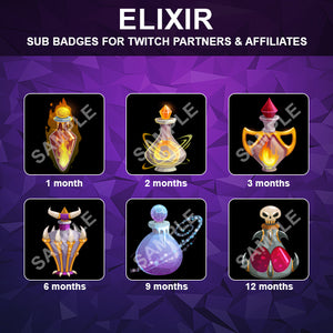 Elixir Twitch Sub Badges