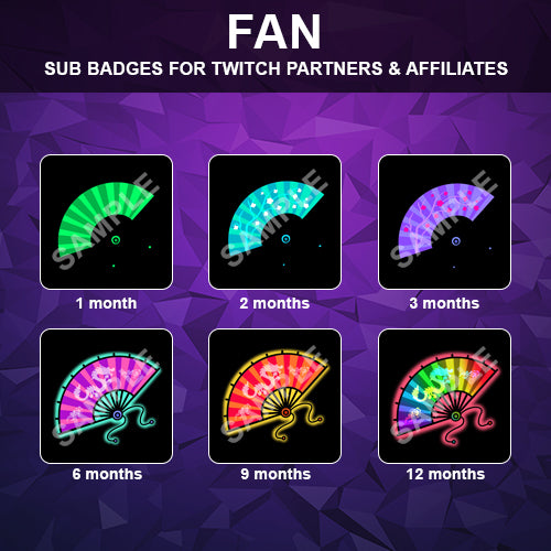 Fan Twitch Sub Badges