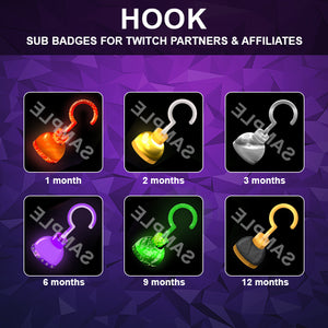 Hooks Twitch Sub Badges