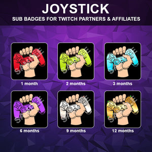 Joystick Twitch Sub Badges