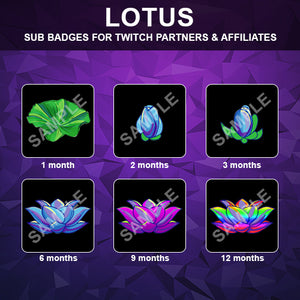 Lotus Twitch Sub Badges