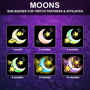 Moons Twitch Sub Badges