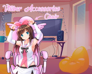 Vtuber Accessory Cute Gaming Chair