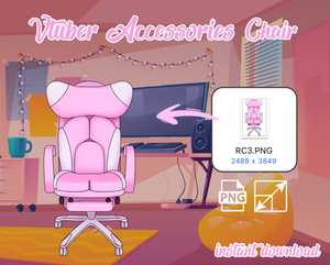 Vtuber Accessory Cute Gaming Chair RC3