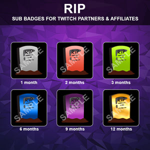 Rip Twitch Sub Badges