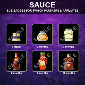 Sauce Twitch Sub Badges