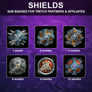 Shields Twitch Sub Badges