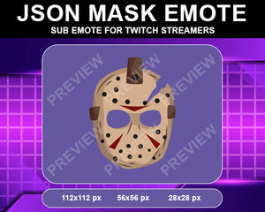 Jason Mask Twitch Sub Emote