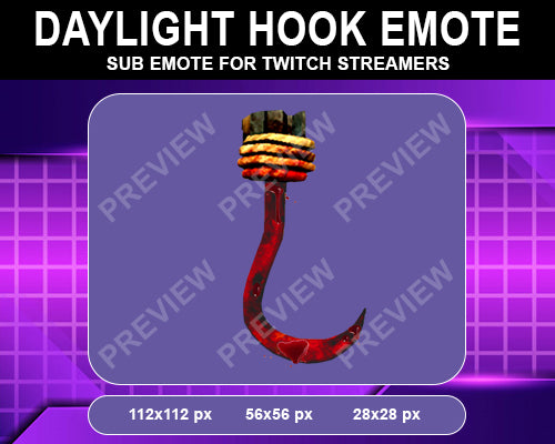 Daylight Hook Twitch Sub Emote