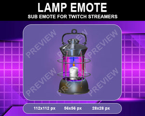 Lamp Twitch Sub Emote